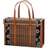 Picnic Woven Basket Wicker Storage Bag Handle Folded Fruit Shopping Food Handle Rattan Grass Fo 4475