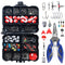 263pcs Fishing Accessories Kit,Included Plier,Hooks,Weights & Other Accessories,Fishing Bait Lure Gear Kit Gift for Men Bass Freshwater