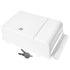 Outdoor Lockable Wall Mailbox in White, Plastic and Metal for Secure Letters, Ballots, and Comments