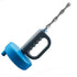 Heavy Duty 3M Pipe Snake Drain Cleaner | Flexible Steel Cable Sink Hair Remover for Bathtub, Shower & Kitchen | 4-Size Spring Steel Nozzles | Ergonomic Pistol Grip | Unclogs Toilets & Sewers
