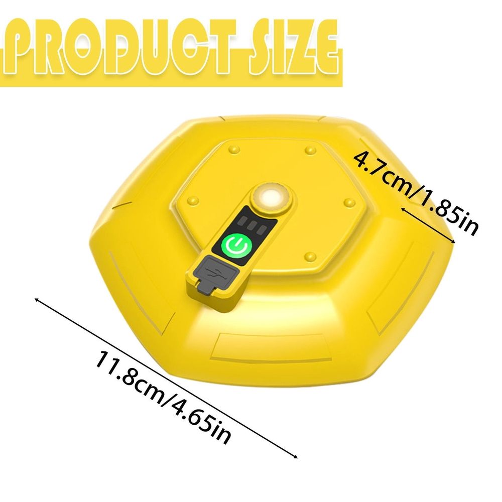 Floating & Rechargeable Bait Bucket Aerator, IPX7 Waterproof with Magnetic Charging, Ultra-Quiet Bubbler for Live Minnows, Portable Aerator for Fishing, 1 Pcs, 4.65