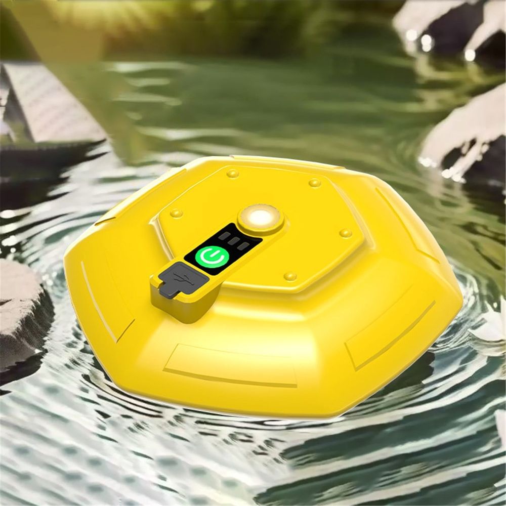 Floating & Rechargeable Bait Bucket Aerator, IPX7 Waterproof with Magnetic Charging, Ultra-Quiet Bubbler for Live Minnows, Portable Aerator for Fishing, 1 Pcs, 4.65