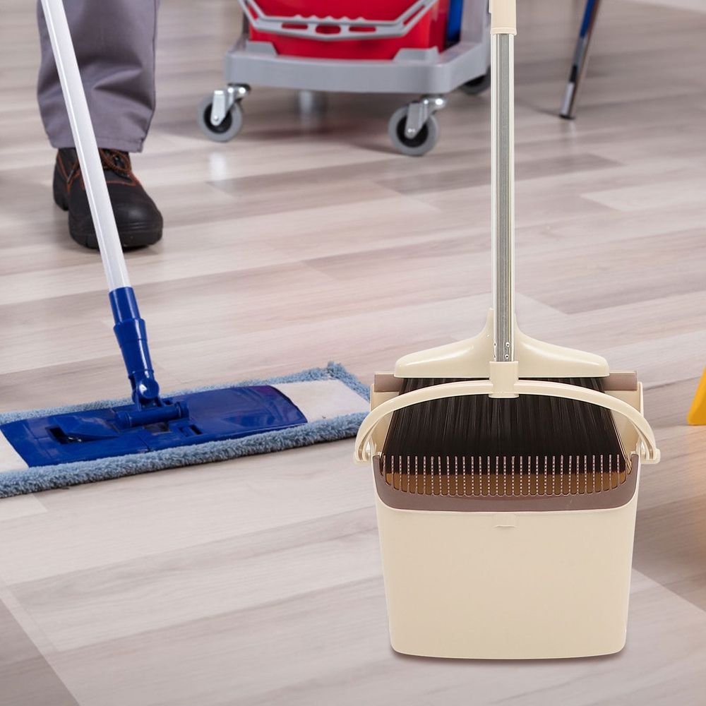1 Set Broom and Dustpan Household Cleaning Kit, Multi-Functional Shovel Broom Set for Easy Sweeping, 35.04