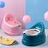 2 in 1 Travel Potty with Carry Lid, Portable Toilet Seat for Outdoor Trips Camping, Compact Easy Clean Training System (Pink)
