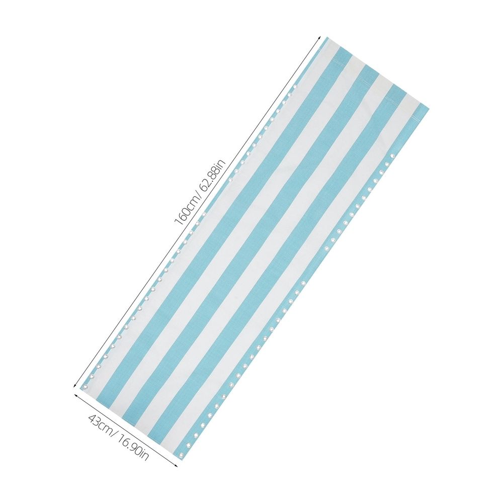 Sky Blue Beach Chair Fabric Replacement for Outdoor Folding Recliner Patio Lawn Use