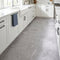10Pcs Grey PVC Self Adhesive Floor Tiles Waterproof Vinyl Flooring for Bathroom Kitchen Living Room