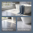 10Pcs Grey PVC Self Adhesive Floor Tiles Waterproof Vinyl Flooring for Bathroom Kitchen Living Room