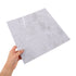 10Pcs Grey PVC Self Adhesive Floor Tiles Waterproof Vinyl Flooring for Bathroom Kitchen Living Room