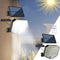 Garden Lamps Solar Wall Light Outdoor With Remote Control 16.4ft Cord Separate Solar Panel Solar LED Light Rainproof With 3 Modes For Patio Ceiling Porch Cabin Roof Tree Doorway