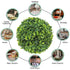 Promotion 1pc 15.7 inch 4 Layers Artificial Plant Topiary Ball Faux Boxwood Decorative Balls for Backyard, Balcony,Garden, Wedding and Home Décor (15.7 inch)