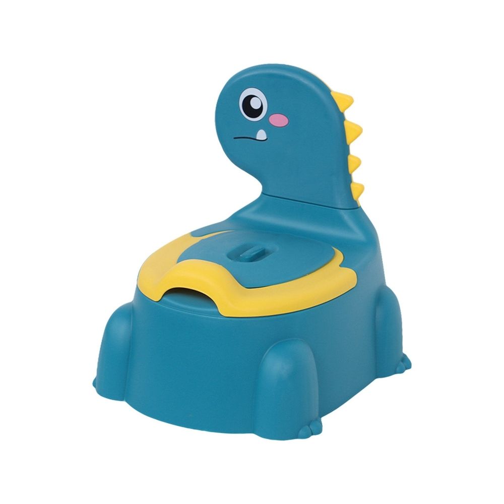 Baby Potty Toilet Cartoon Dinosaur Training Potty Toilet Toddler Potty Chair with Rubber Base Toilet Tissue Dispenser & Guard Children Toilet Training for Child Toddler