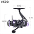 Ultralight -Reel 5.2:1 Gear Ratio Freshwater Saltwater Surf Fishing Reels,Max Drag 11lbs, Ice Fish Reel PW500