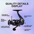 Ultralight -Reel 5.2:1 Gear Ratio Freshwater Saltwater Surf Fishing Reels,Max Drag 11lbs, Ice Fish Reel PW500