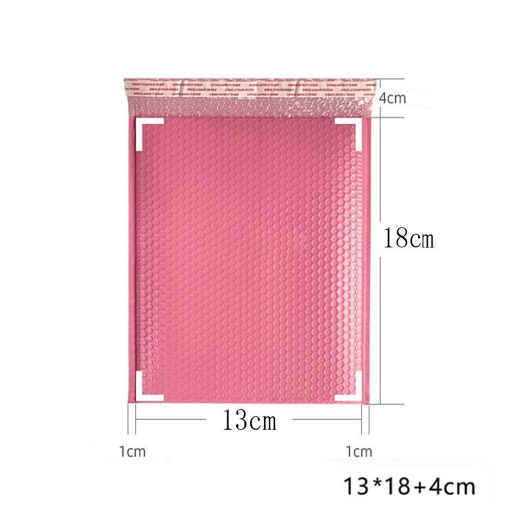 5 x 7 Inch Bubble Mailer 10 Pack, Self Seal Padded Envelopes for Shipping and Packaging, Cushioning Shipping Bags with Bright Color for Small Business - Pink