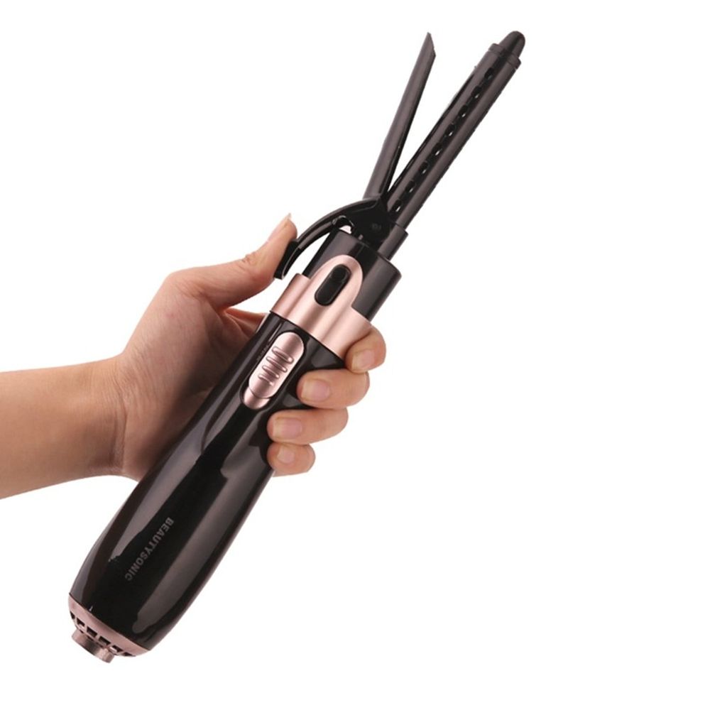 Hairdryer With Brush, Hair Dryer And Styler, Auto Rotate Detangle Hot Brush With 4 Brush Heads For Blow Drying, Straightening, Volume And Brushing