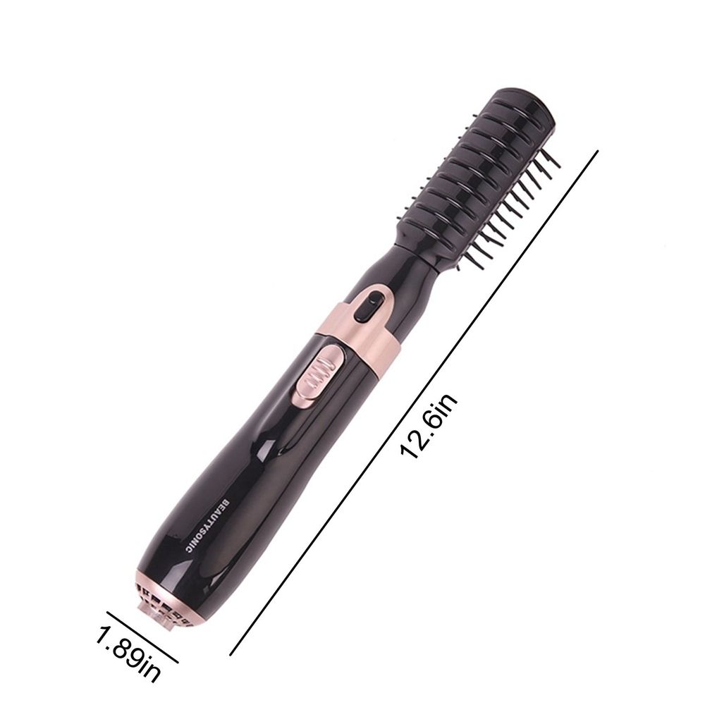 Hairdryer With Brush, Hair Dryer And Styler, Auto Rotate Detangle Hot Brush With 4 Brush Heads For Blow Drying, Straightening, Volume And Brushing