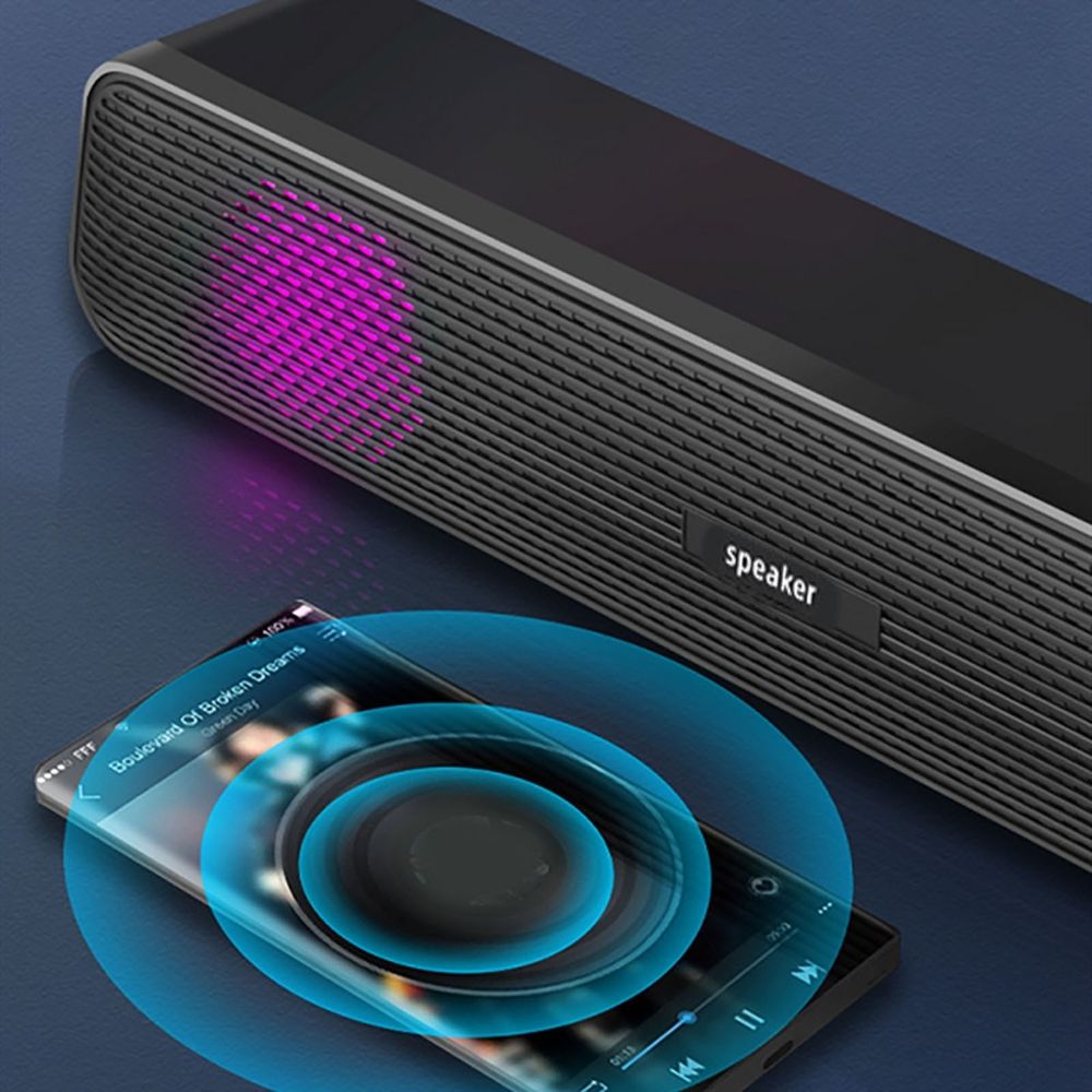 Bluetooth Speaker Speaker, Speaker, Tv Speaker,Surround Sound System, Home Built-In Subwoofer, Wired Sound System Suitable for Travel, Home And Outdoors