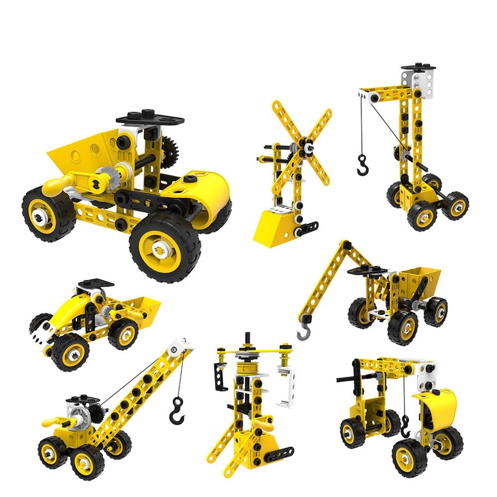 Robot Building Kit 8 in 1 Engineering 100 Piece Magnetic for Boys 6-12