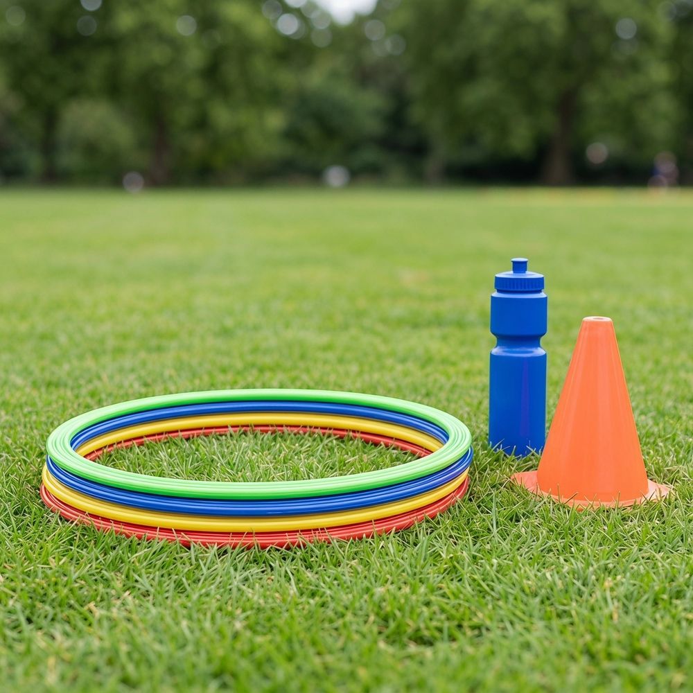 Soccer Training Rings PP Material Multi-Color for Fitness and Speed