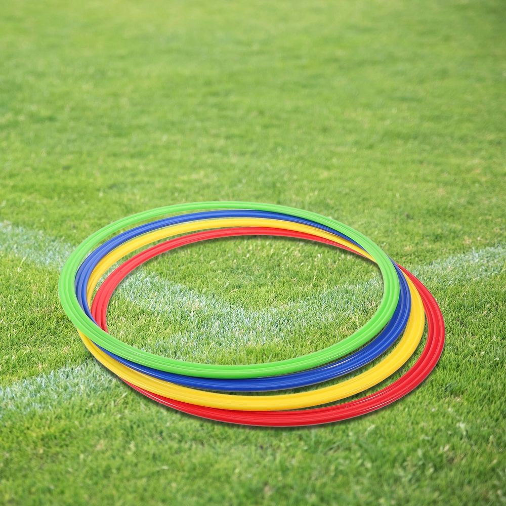 Soccer Training Rings PP Material Multi-Color for Fitness and Speed