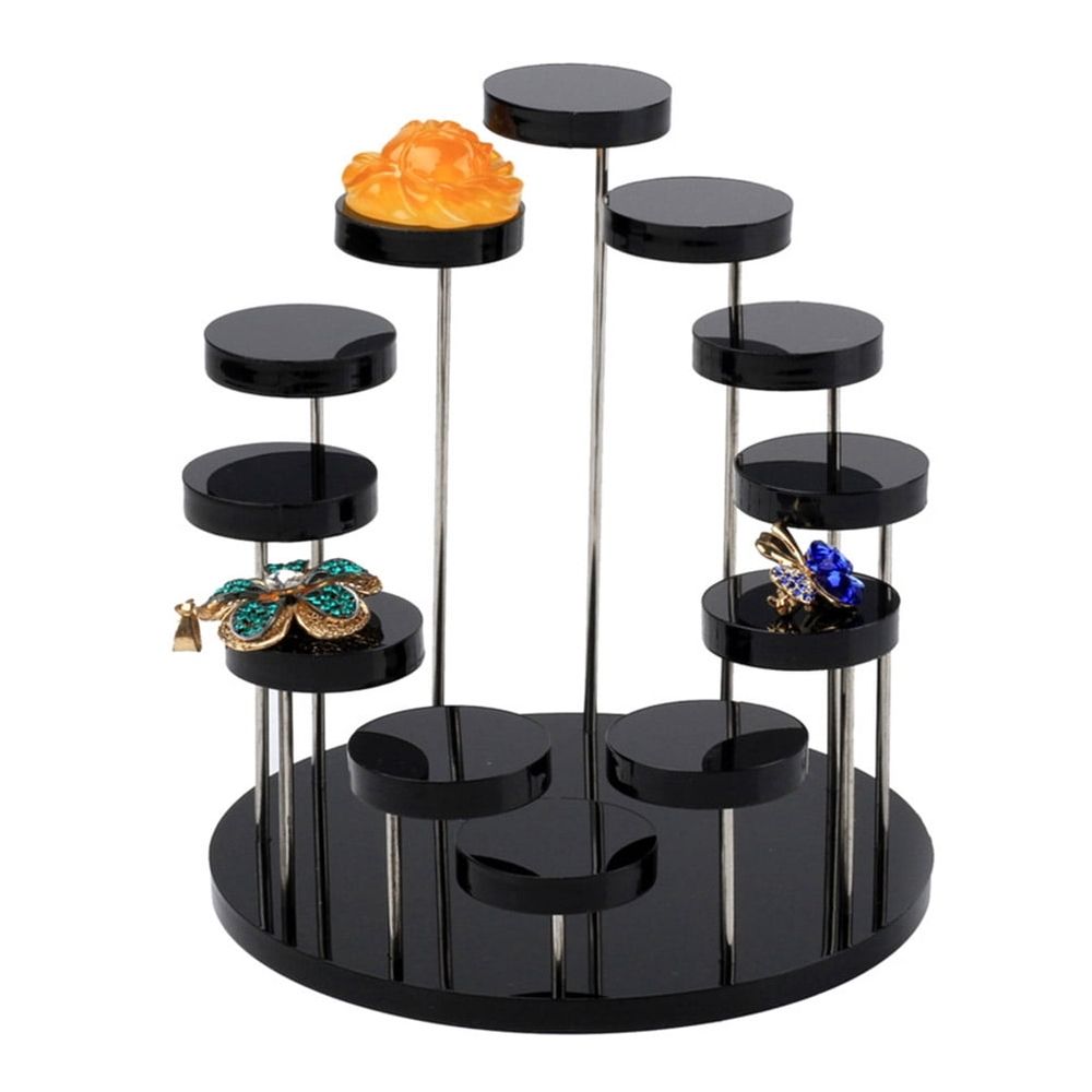 Acrylic Rotating Ring Display Rack for Organizer Stand
