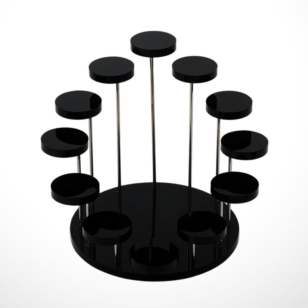 Acrylic Rotating Ring Display Rack for Organizer Stand