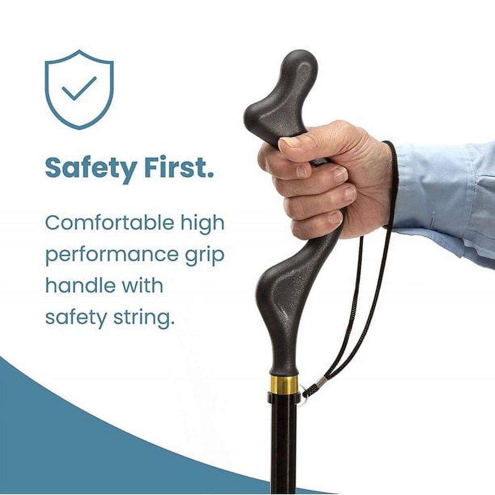 Walking Cane for Men and Walking Canes for Women Special Balancing - Cane Walking Stick Have 10 Adjustable Heights - self Standing Folding Cane, Portable Collapsible Cane, Comfortable and Lightweight