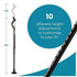Walking Cane for Men and Walking Canes for Women Special Balancing - Cane Walking Stick Have 10 Adjustable Heights - self Standing Folding Cane, Portable Collapsible Cane, Comfortable and Lightweight