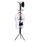 Coat Rack 12 Hook Standalone Stainless Steel Hat Stand Clothes Hanger Hall Tree