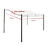 Home Indoor & Outdoor New Fashion Garden Patio Awning Canopy Shade Cloth Tent Cover(No Frame)
