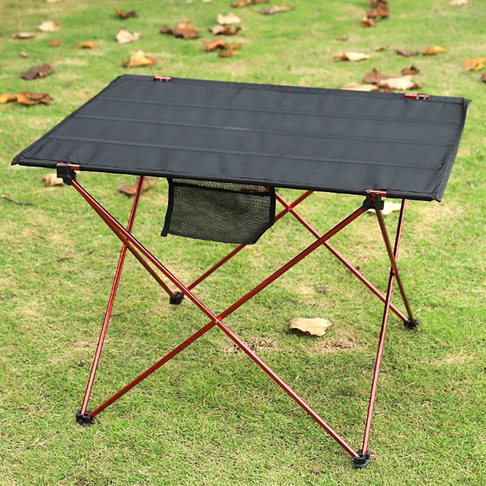 Ultralight Backpacking Table - Collapsible Camping Table with Storage Mesh for Camping Gear Accessories, Hiking, Mountaineering, Outdoor Travel