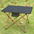 Ultralight Backpacking Table - Collapsible Camping Table with Storage Mesh for Camping Gear Accessories, Hiking, Mountaineering, Outdoor Travel