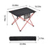 Ultralight Backpacking Table - Collapsible Camping Table with Storage Mesh for Camping Gear Accessories, Hiking, Mountaineering, Outdoor Travel