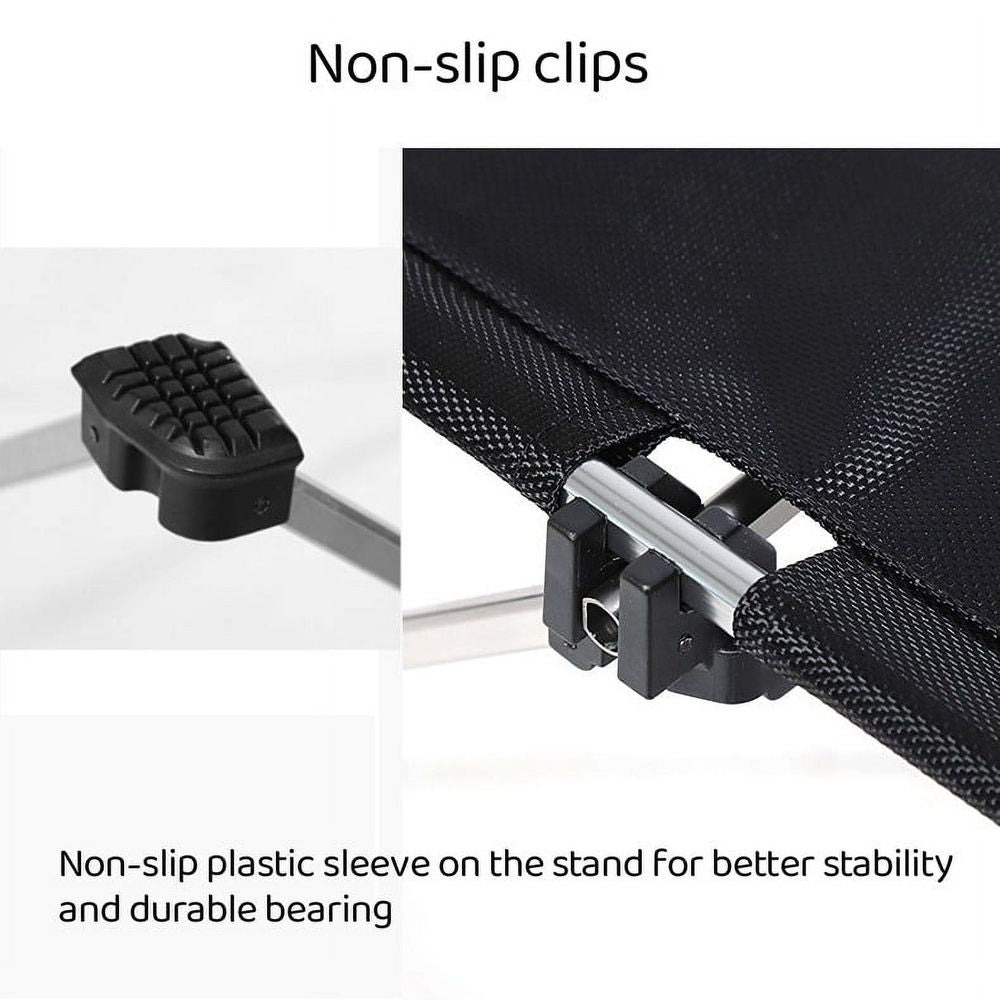 Ultralight Backpacking Table - Collapsible Camping Table with Storage Mesh for Camping Gear Accessories, Hiking, Mountaineering, Outdoor Travel