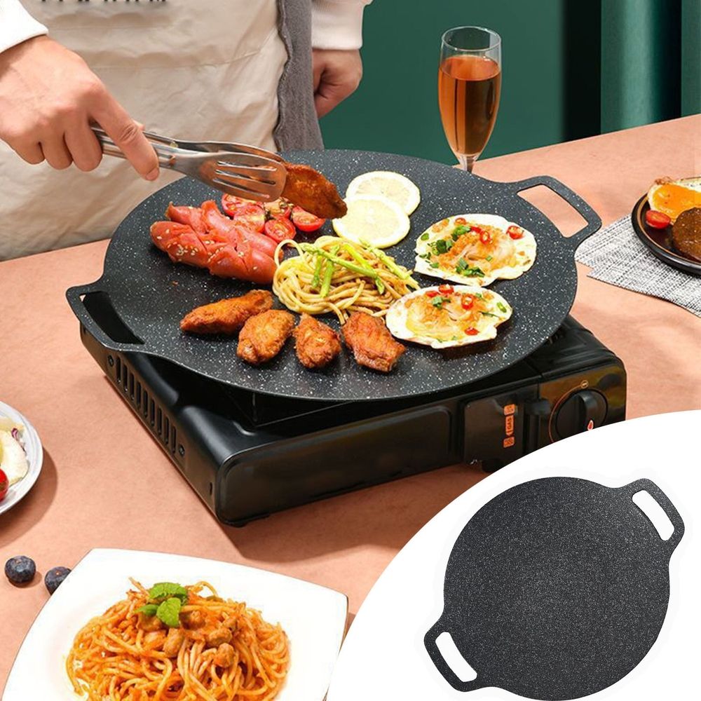 12.6 in Round Gourmet Metal Griddle Pan