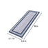 Kitchen Mats, Cushioned Anti Fatigue Kitchen Mat for Floor, Non Slip Waterproof Kitchen Rug Set, 1/2 Inch Thick Comfort Anti Fatigue Mat for Kitchen Sink Office Laundry, Blue