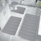 Bathroom Rug Sets 4 Piece, Non Slip Memory Foam Bathroom Rugs, Machine Wash Bathroom Mat Set, Water Absorbent Bath Rug For Tub, Toilet And Floor