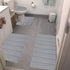 Bathroom Rug Sets 4 Piece, Non Slip Memory Foam Bathroom Rugs, Machine Wash Bathroom Mat Set, Water Absorbent Bath Rug For Tub, Toilet And Floor