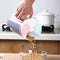 Airtight Cereal Dispenser Storage Containers, Flip-Top Lid BPA Free, Transparent Plastic Containers For Cereal, Rice, Snack, Dry Dried Food and Pantry Organization 2 Spaces
