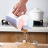 Airtight Cereal Dispenser Storage Containers, Flip-Top Lid BPA Free, Transparent Plastic Containers For Cereal, Rice, Snack, Dry Dried Food and Pantry Organization 2 Spaces