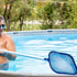 Fine Mesh Pool Skimmer Net & Pool Brush Head, Pool Net Skimmer with Sturdy Frame & Professional Pool Brushes for Cleaning Pool Walls, Durable Fine Pool Nets for Cleaning & Pool Brush Kit