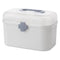 Medical Box, Box Double Layer with Handle Removable Tray Portable Large Capacity Emergency Kit Container Organizer Medicine Storage Box Organizer