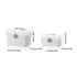 Medical Box, Box Double Layer with Handle Removable Tray Portable Large Capacity Emergency Kit Container Organizer Medicine Storage Box Organizer