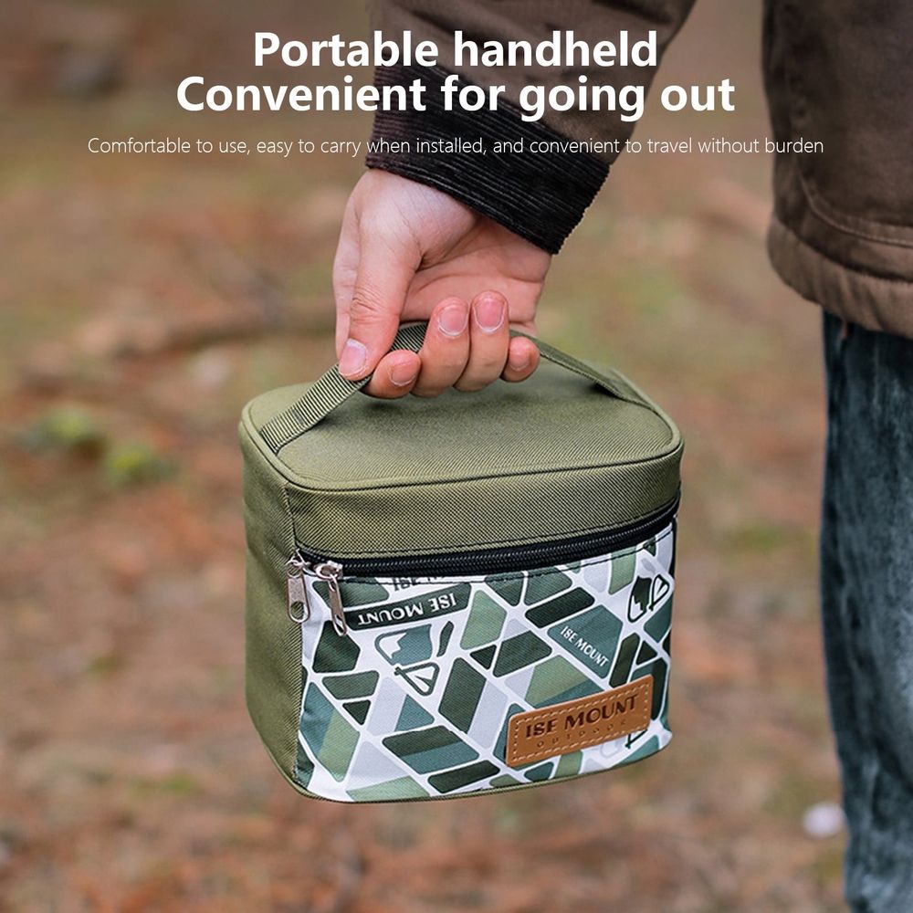 Outdoors Camping Portable Spice-Jars Organizer Containers Set With Storage Bag,Camping Spice Kit Travel Spice Holder Hiking Spices Set Bushcraft Spice Kit For Outdoor Camping BBQ