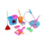 9 Pieces Miniature Dollhouse Cleaning Supplies, Mini Mop, Dustpan, Brush, Broom and Bucket Housework Tools, Doll House Accessories Pretend Play Decoration