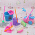 9 Pieces Miniature Dollhouse Cleaning Supplies, Mini Mop, Dustpan, Brush, Broom and Bucket Housework Tools, Doll House Accessories Pretend Play Decoration