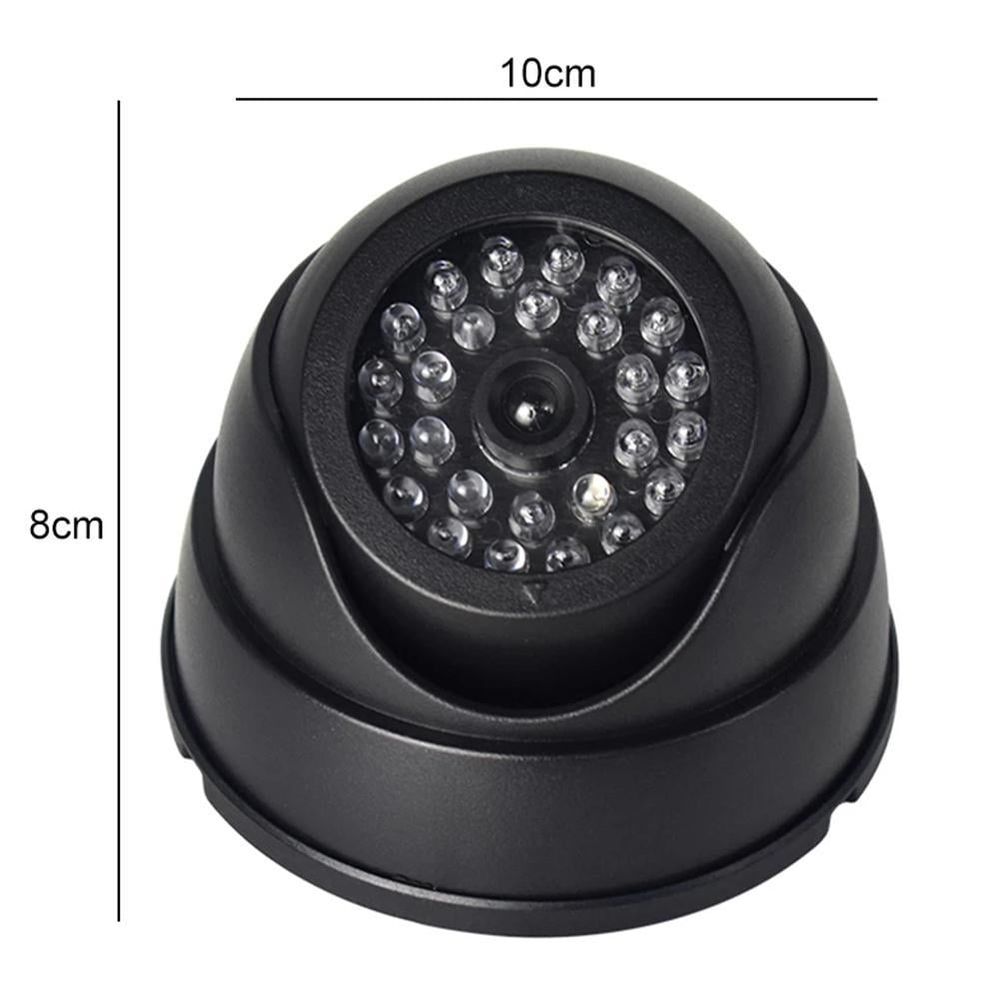 Dummy Fake Surveillance Security CCTV Dome Camera with Real Hot P2 E4S6 W0W3