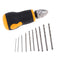 Micro Mini Portable Small Hand Drill + 10pcs Drill Tool Bits Hot 0.8-3.0mm D5U3