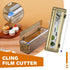 Ruifaya Cling Film Dispenser Holder Cutter Food Wrap Kitchen Wrap Food Foil Plastic