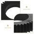 Black Plastic Cash Counter Machine Gear Replacement Set 6pcs for Accurate and Stable Money Counting Performance